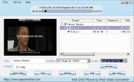 AAA  DVD To iPod Converter screenshot